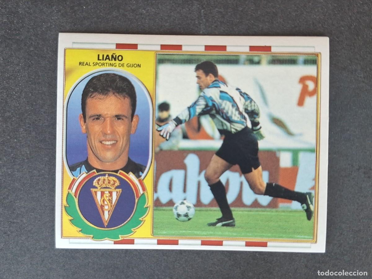 Cromos de f&uacute;tbol: L4 LIA&Ntilde;O SPORTING DE GIJON FICHAJE 26 LIGA ESTE 1996 1997 96 97 NUNCA PEGADO SIN PEGAR