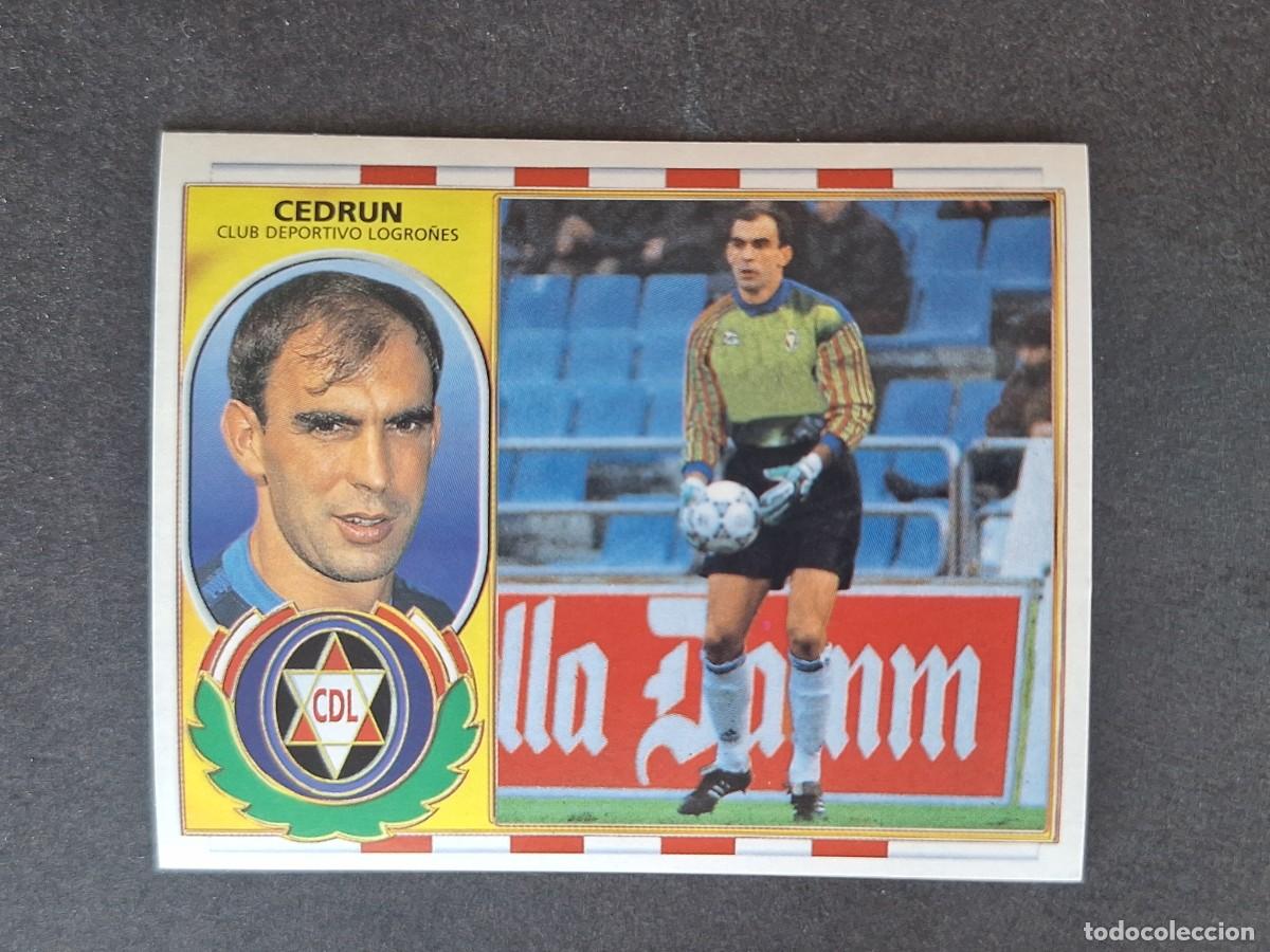Cromos de f&uacute;tbol: L4 CEDRUN C. D. LOGRO&Ntilde;ES FICHAJE 27 LIGA ESTE 1996 1997 96 97 NUNCA PEGADO SIN PEGAR