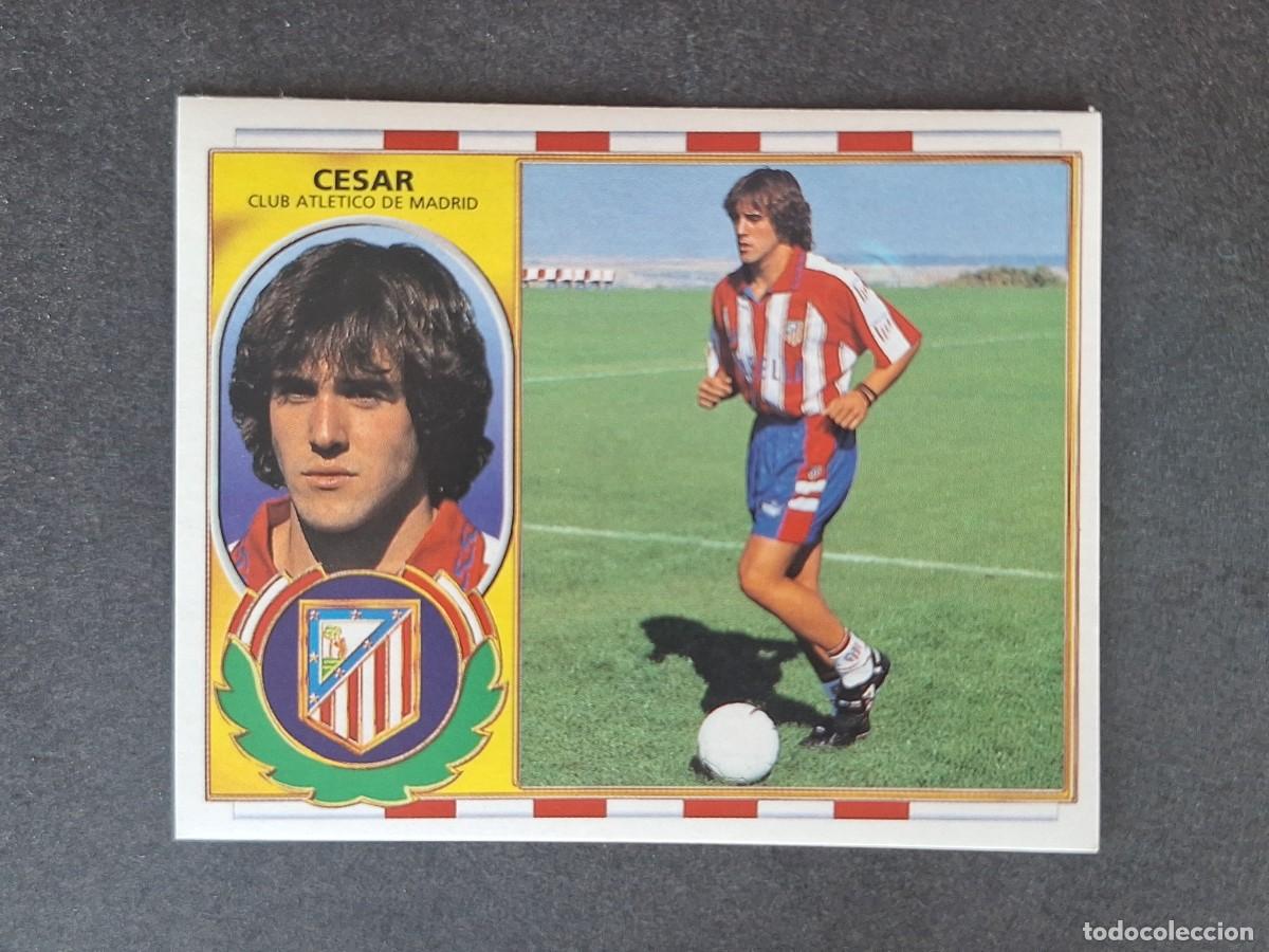 Cromos de f&uacute;tbol: L4 CESAR ATLETICO DE MADRID FICHAJE 28 LIGA ESTE 1996 1997 96 97 NUNCA PEGADO SIN PEGAR