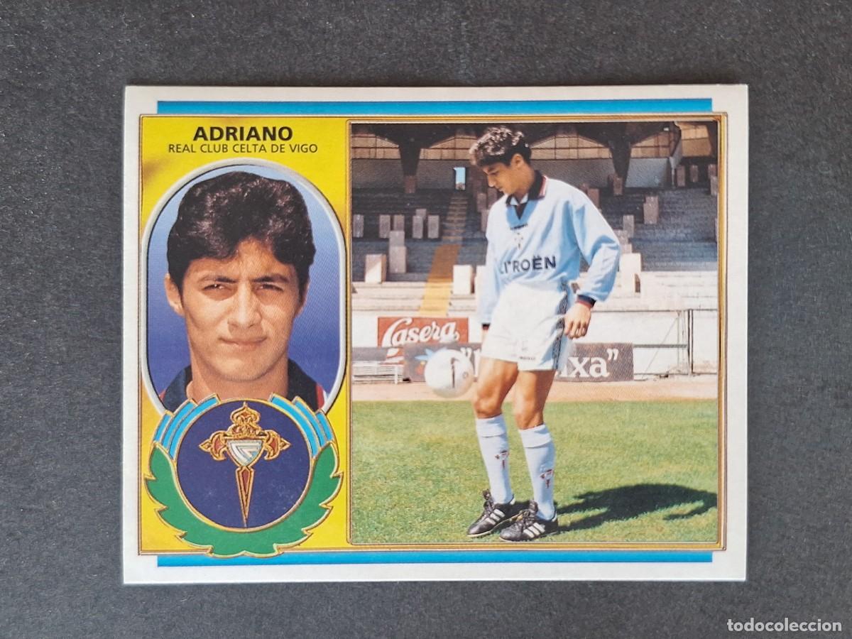 Cromos de f&uacute;tbol: L4 ADRIANO CELTA DE VIGO FICHAJE 28 BIS LIGA ESTE 1996 1997 96 97 NUNCA PEGADO SIN PEGAR