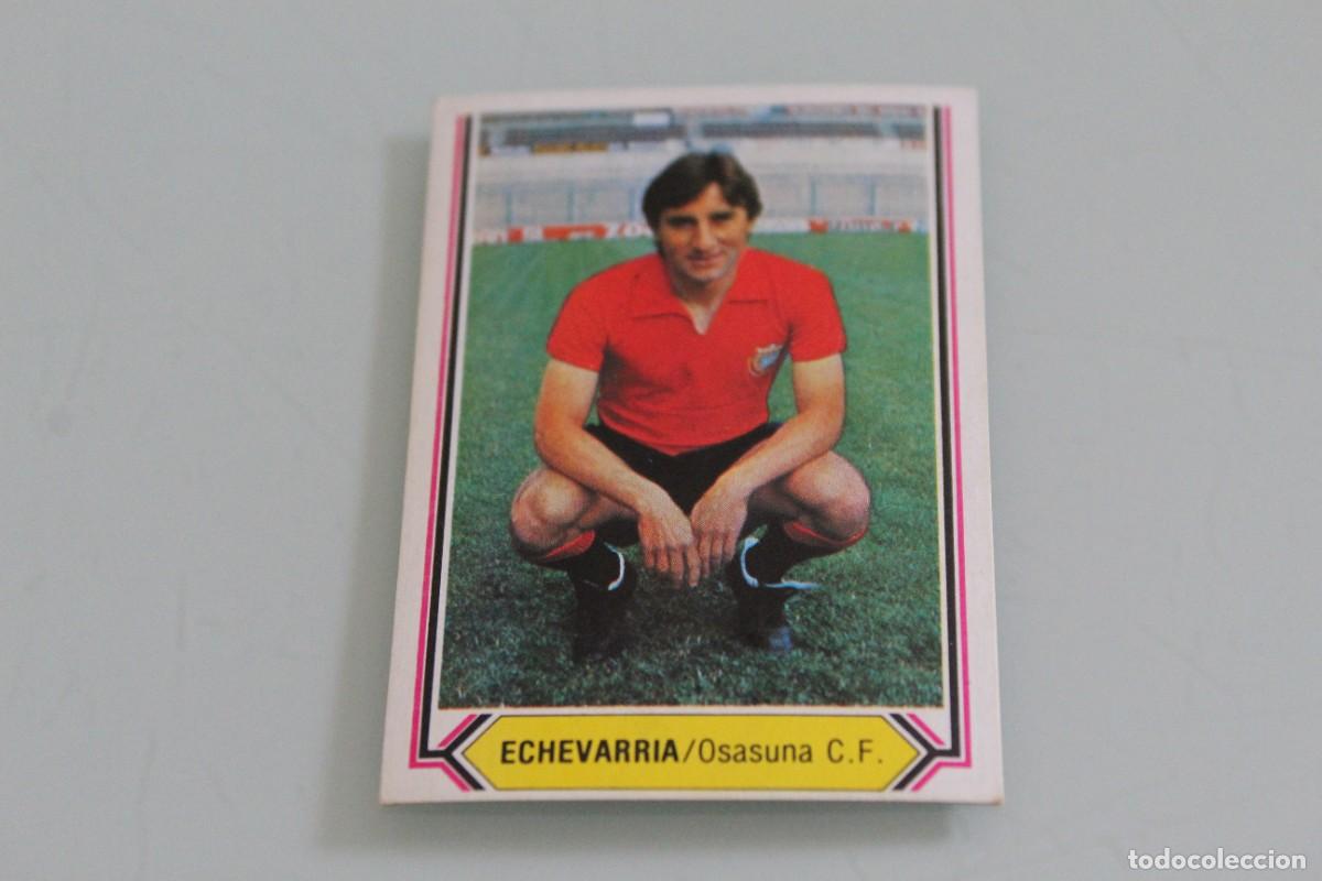 Cromos de f&uacute;tbol: ESTE 80 81 ECHEVARRIA RECUPERADO DE &Aacute;LBUM