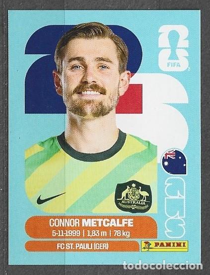 Cromos de f&uacute;tbol: Mundial 2026 - Connor Metcalfe - N&deg; 8 - Australia