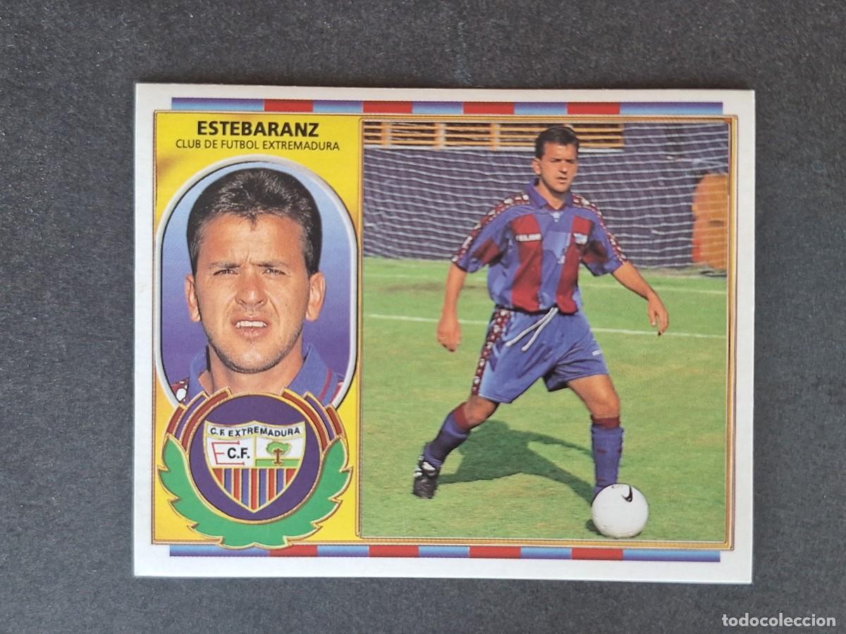 Cromos de f&uacute;tbol: L4 ESTEBARANZ F. C. EXTREMADURA FICHAJE 33 LIGA ESTE 1996 1997 96 97 NUNCA PEGADO SIN PEGAR