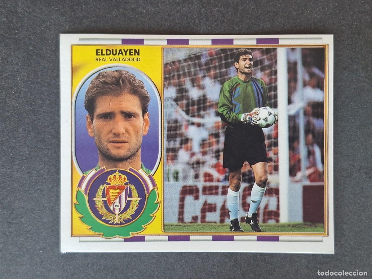 Cromos de f&uacute;tbol: L4 ELDUAYEN REAL VALLADOLID FICHAJE 36 LIGA ESTE 1996 1997 96 97 NUNCA PEGADO SIN PEGAR