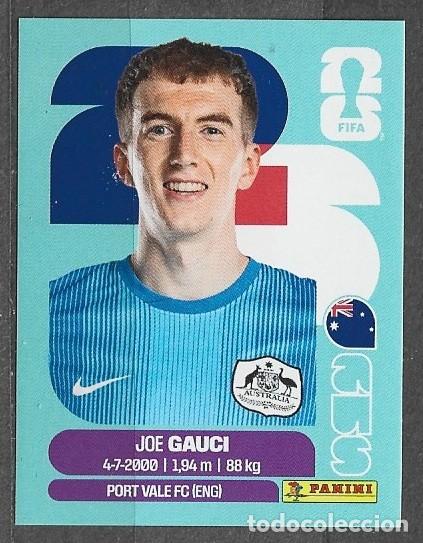 Fu&szlig;ball-Sticker: Mundial 2026 - Joe Gauci - N&deg; 3 - Australia
