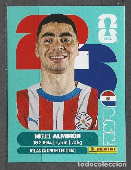 Cartes &agrave; collectionner de Football: Mundial 2026 - Miguel Almir&oacute;n - N&deg; 17 - Paraguay