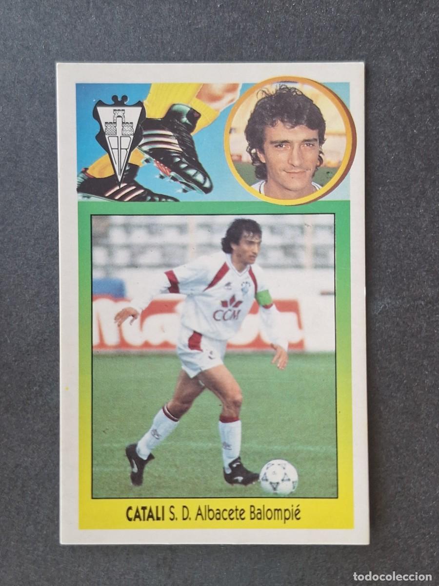 Cromos de f&uacute;tbol: L3 CATALI ALBACETE BALOMPIE LIGA ESTE 1993 1994 93 94 CARTON NUNCA PEGADO SIN PEGAR