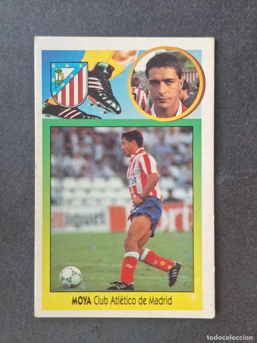 Cromos de f&uacute;tbol: L3 MOYA ATLETICO DE MADRID LIGA ESTE 1993 1994 93 94 CARTON NUNCA PEGADO SIN PEGAR