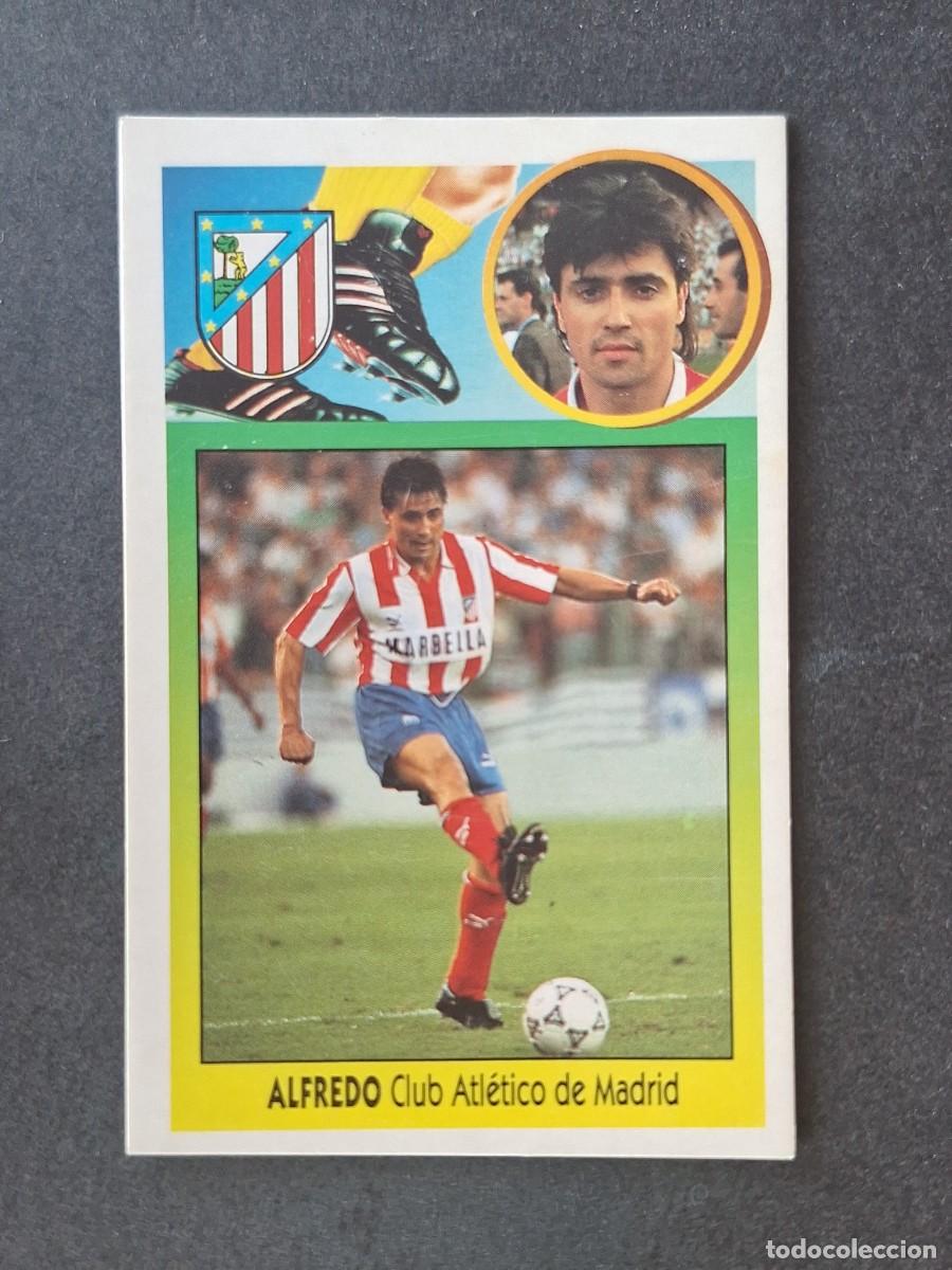 Cromos de f&uacute;tbol: L3 ALFREDO ATLETICO DE MADRID LIGA ESTE 1993 1994 93 94 CARTON NUNCA PEGADO SIN PEGAR
