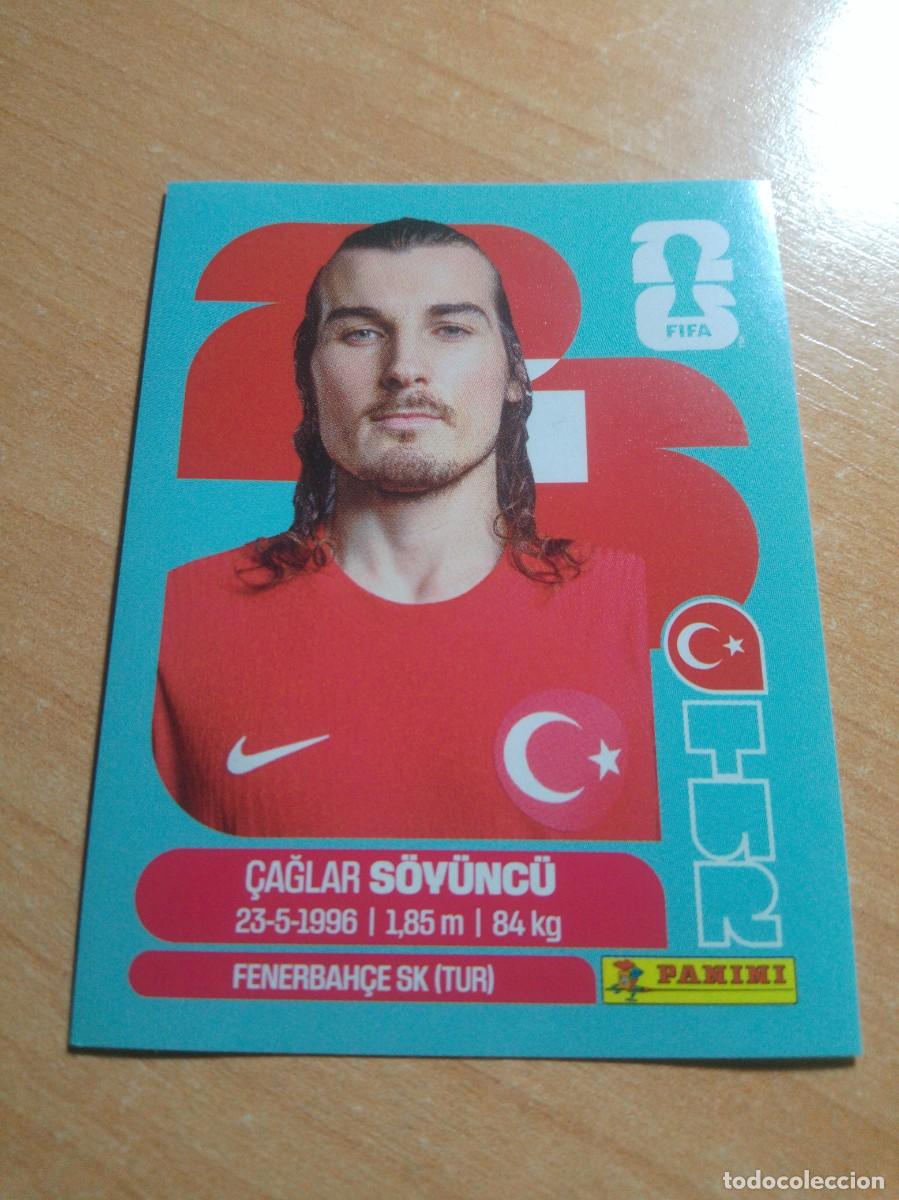 Cartes &agrave; collectionner de Football: S&Ouml;Y&Uuml;NC&Uuml; TURQU&Iacute;A TUR 6 MUNDIAL FIFA WORLD CUP 2026 26 PANINI STICKERS NUEVO