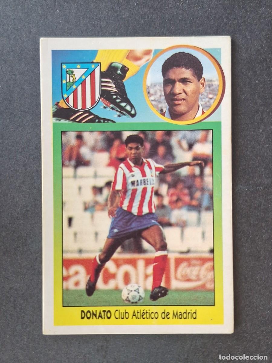 Cromos de f&uacute;tbol: L3 DONATO ATLETICO DE MADRID LIGA ESTE 1993 1994 93 94 CARTON NUNCA PEGADO SIN PEGAR