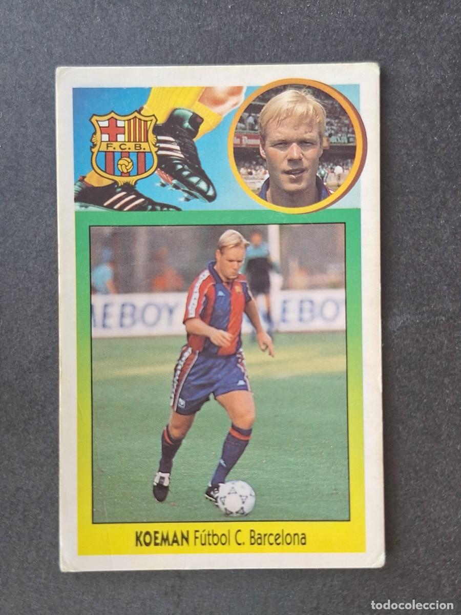 Cromos de f&uacute;tbol: L3 KOEMAN F. C. BARCELONA LIGA ESTE 1993 1994 93 94 CARTON NUNCA PEGADO SIN PEGAR