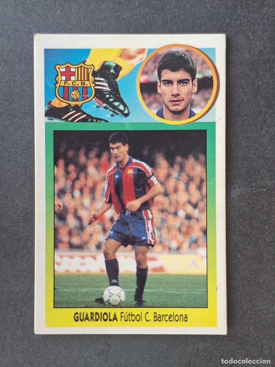 Cromos de f&uacute;tbol: L3 GUARDIOLA F. C. BARCELONA LIGA ESTE 1993 1994 93 94 CARTON NUNCA PEGADO SIN PEGAR