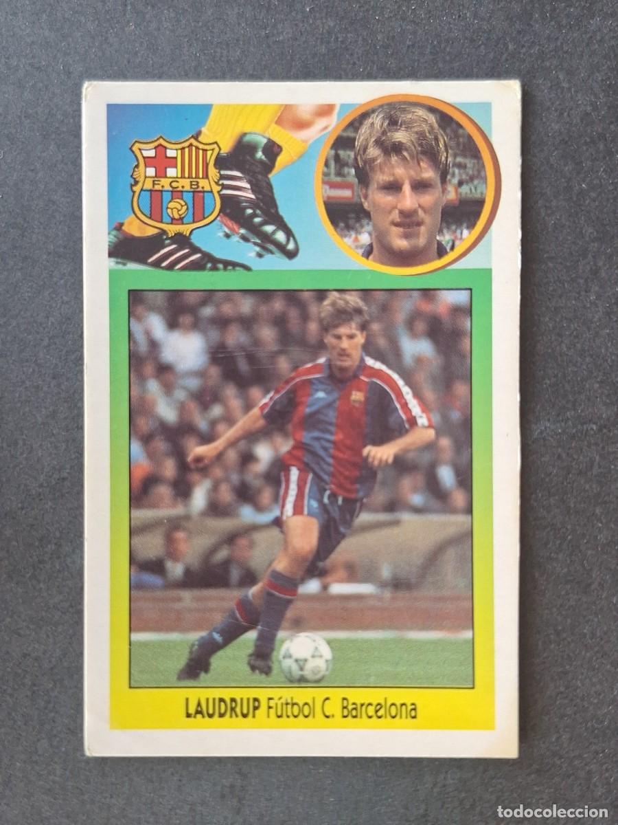 Cromos de f&uacute;tbol: L3 LAUDRUP F. C. BARCELONA LIGA ESTE 1993 1994 93 94 CARTON NUNCA PEGADO SIN PEGAR