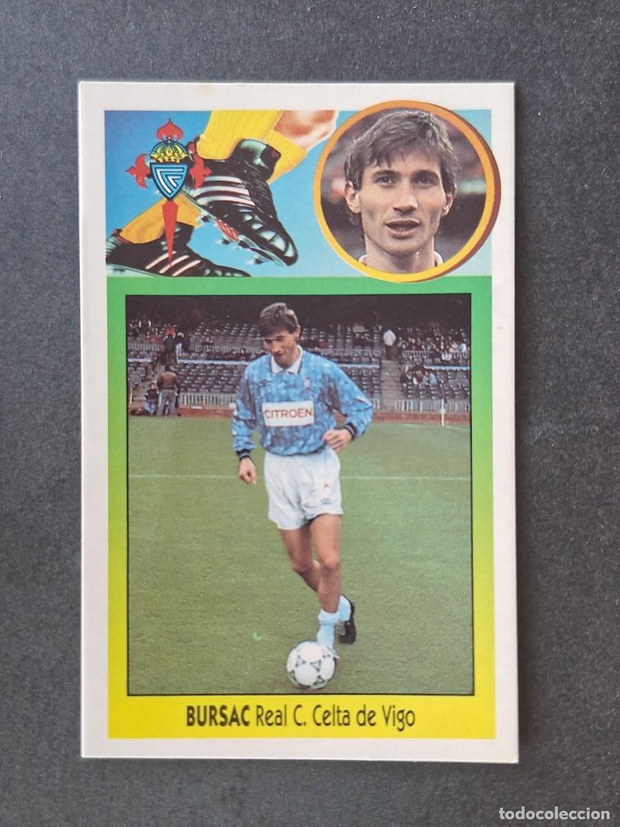 Cromos de f&uacute;tbol: L3 BURSAC CELTA DE VIGO LIGA ESTE 1993 1994 93 94 CARTON NUNCA PEGADO SIN PEGAR