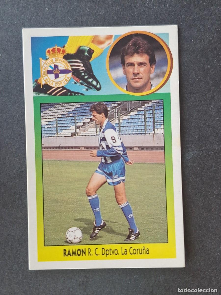 Cromos de f&uacute;tbol: L3 RAMON DEPORTIVO DE LA CORU&Ntilde;A LIGA ESTE 1993 1994 93 94 CARTON NUNCA PEGADO SIN PEGAR