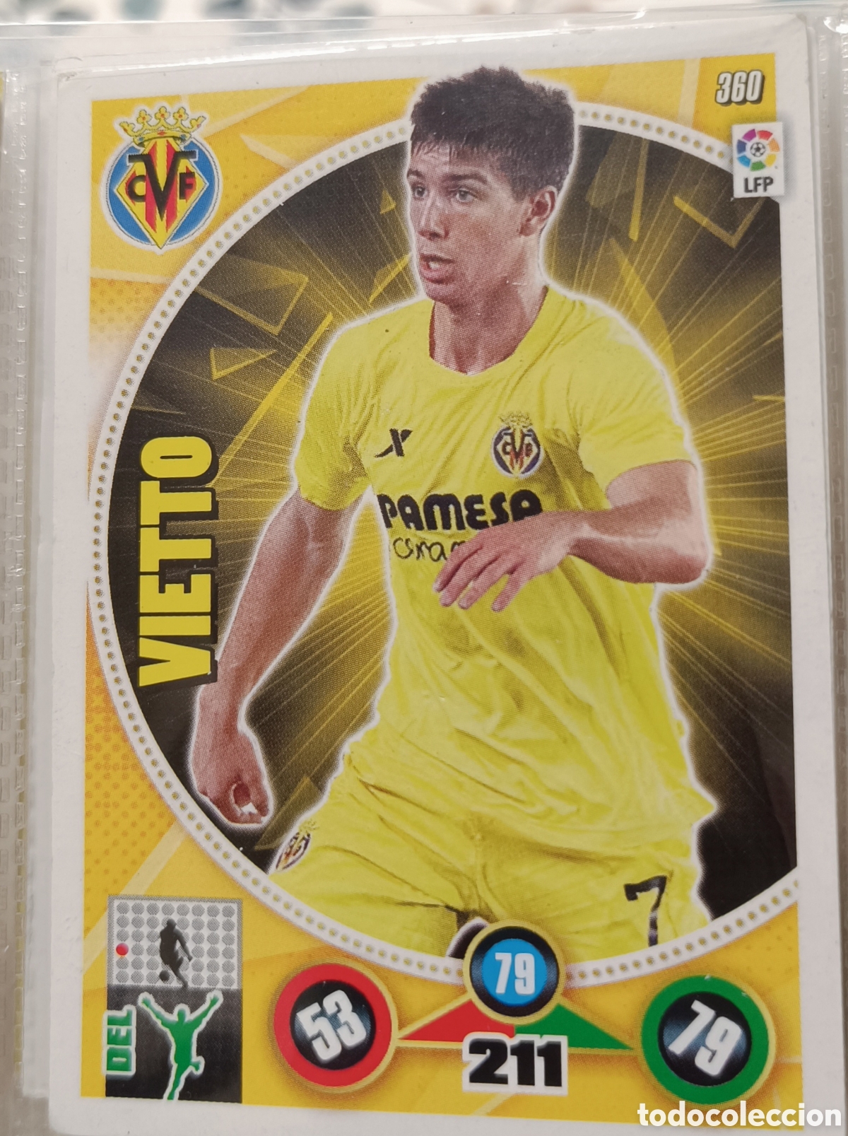 Cromos de f&uacute;tbol: 360 Vietto adrenalyn 12/13
