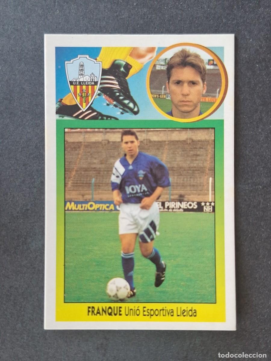 Cromos de f&uacute;tbol: L3 FRANQUE U. E. LLEIDA LIGA ESTE 1993 1994 93 94 CARTON NUNCA PEGADO SIN PEGAR