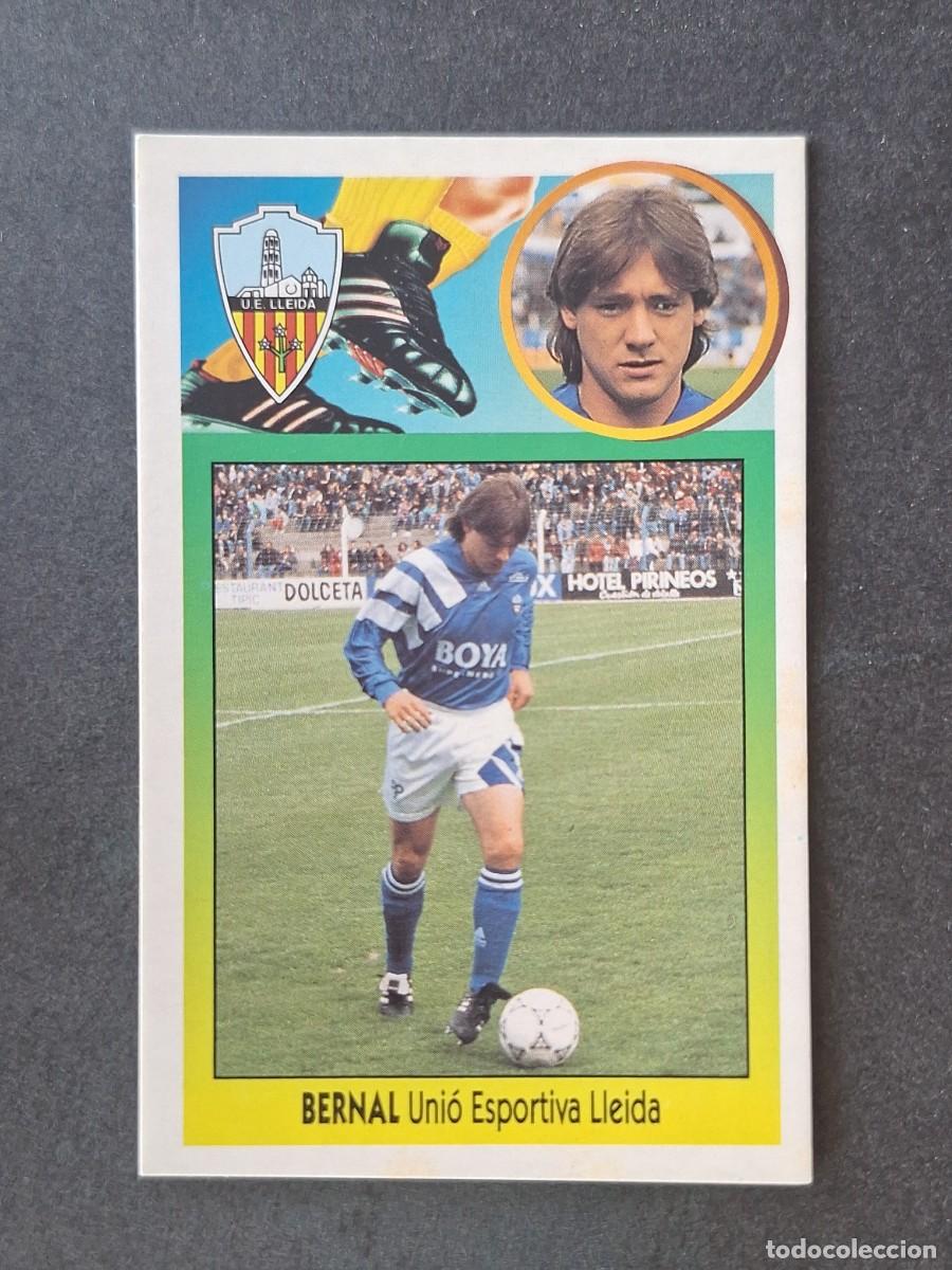 Cromos de f&uacute;tbol: L3 BERNAL U. E. LLEIDA LIGA ESTE 1993 1994 93 94 CARTON NUNCA PEGADO SIN PEGAR