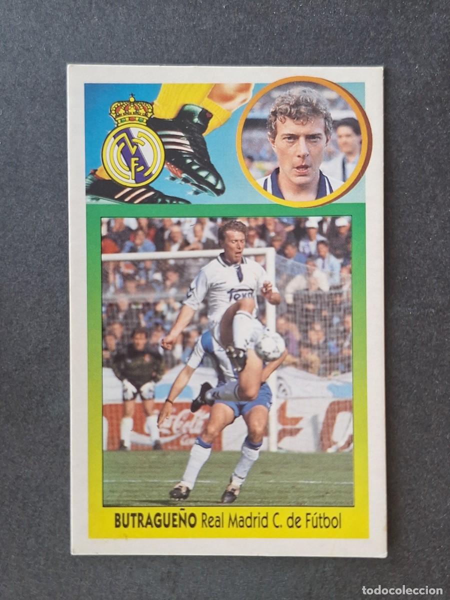 Cromos de f&uacute;tbol: L3 BUTRAGUE&Ntilde;O REAL MADRID LIGA ESTE 1993 1994 93 94 CARTON NUNCA PEGADO SIN PEGAR