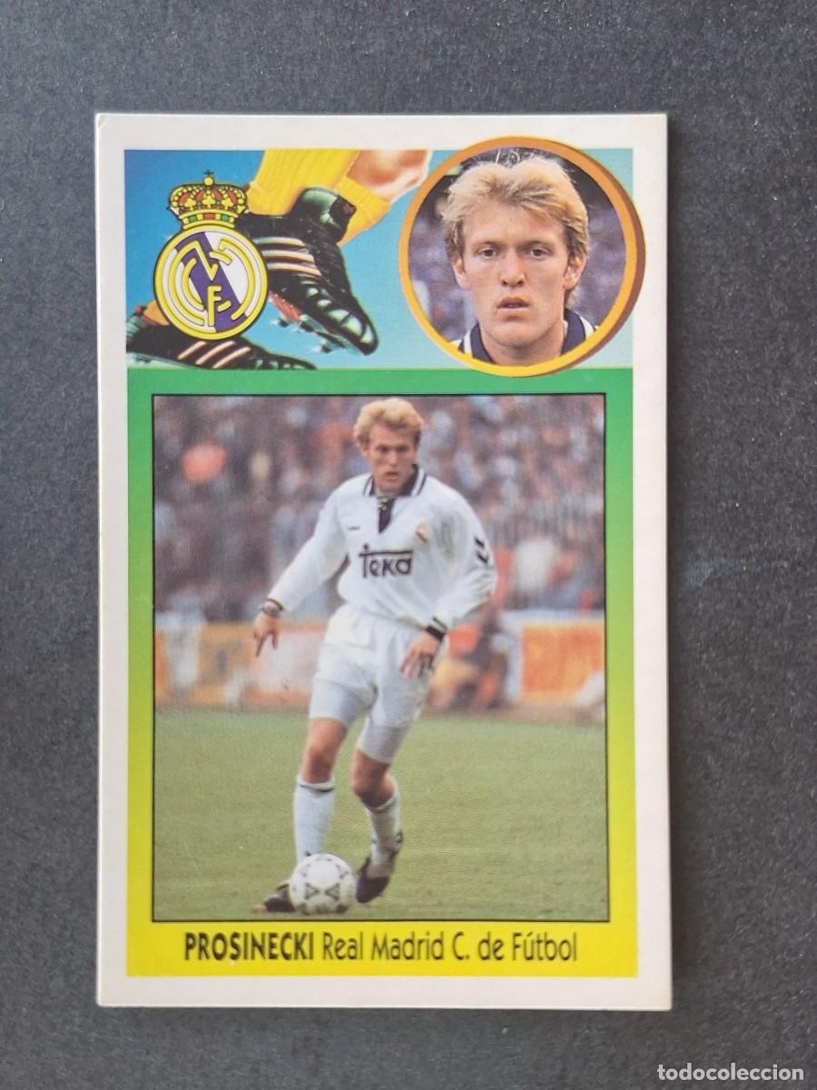 Cromos de f&uacute;tbol: L3 PROSINECKI REAL MADRID LIGA ESTE 1993 1994 93 94 CARTON NUNCA PEGADO SIN PEGAR