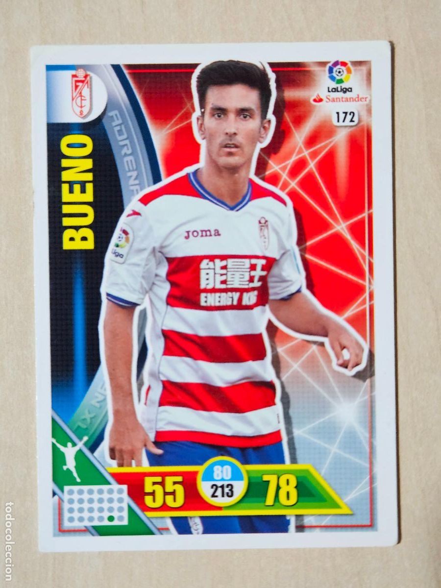 Cromos de f&uacute;tbol: FICHA N&ordm; 172 BUENO - ADRENALYN 16 17 - PANINI 2016 - 17 - CROMO - GRANADA
