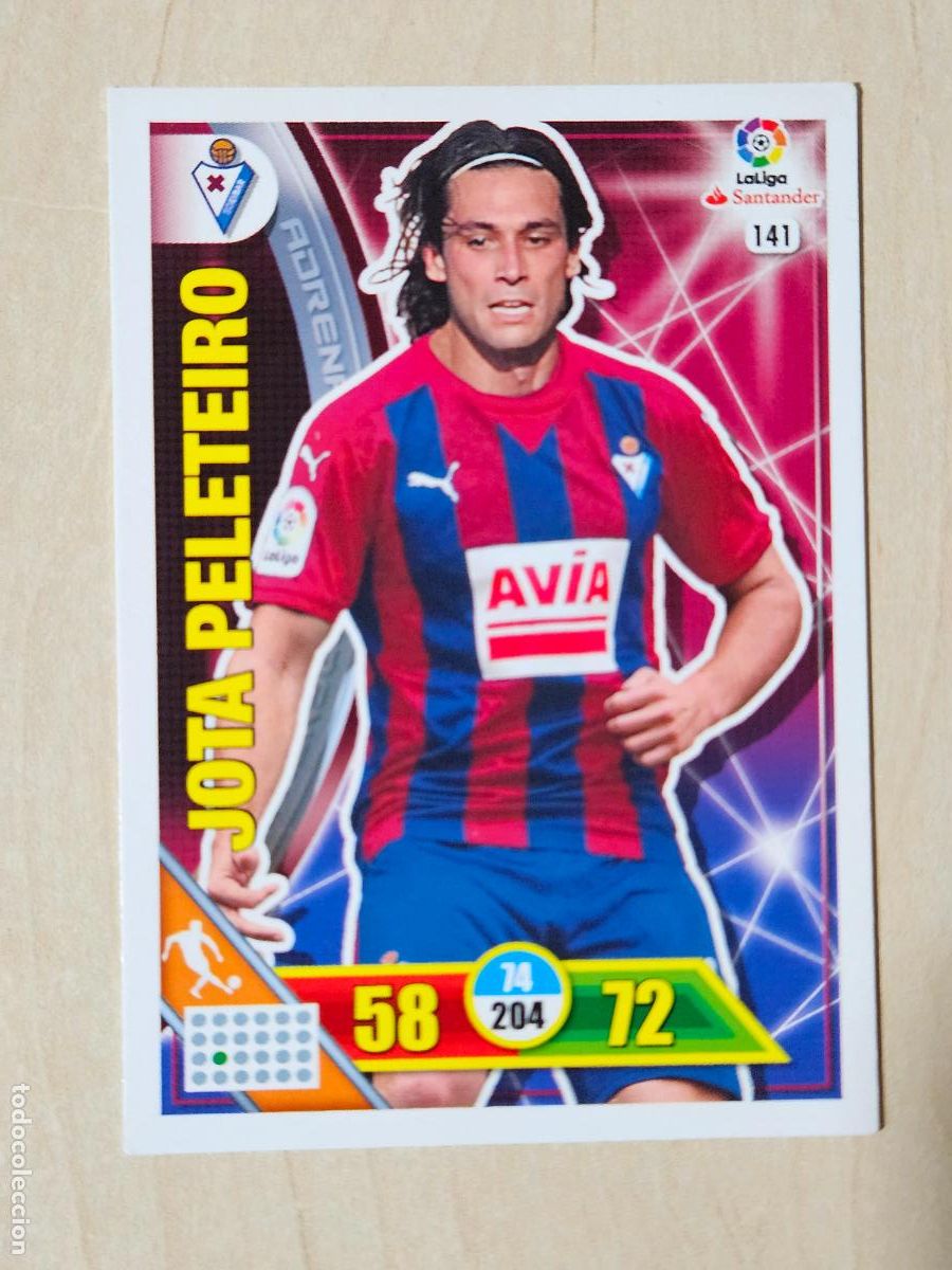 Cromos de f&uacute;tbol: FICHA N&ordm; 141 JOTA PELETEIRO - ADRENALYN 16 17 - PANINI 2016 - 17 - CROMO - EIBAR