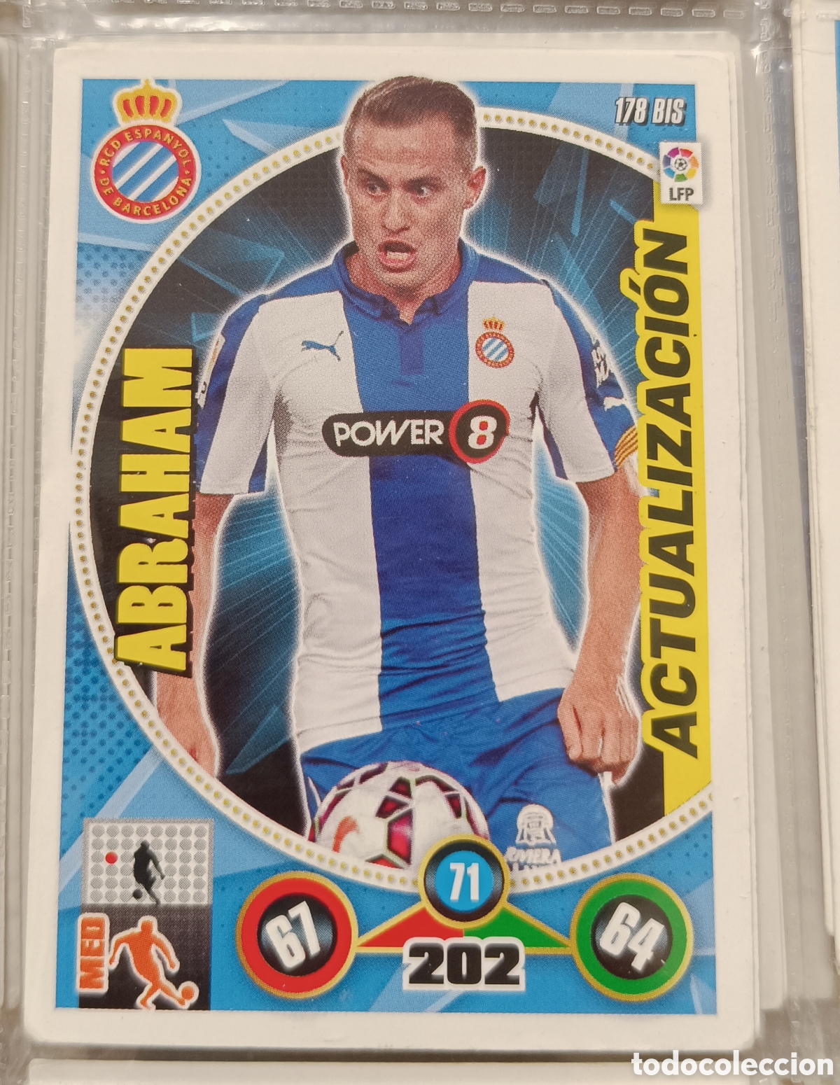 Cromos de f&uacute;tbol: 178 ABRAHAM adrenalyn 12/13