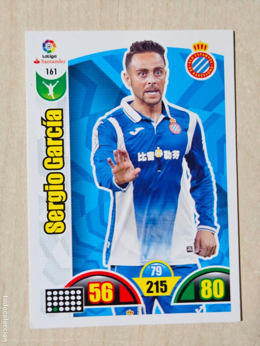 Cromos de f&uacute;tbol: FICHA N&ordm; 161 SERGIO GARCIA - ADRENALYN 17 18 - PANINI 2017 - 18 - CROMO - ESPANYOL