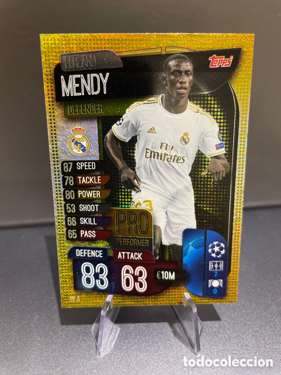 Cromos de f&uacute;tbol: Mendy Pro Performer Match Attax 2019-20 2019 2020 Topps UCL Real Madrid