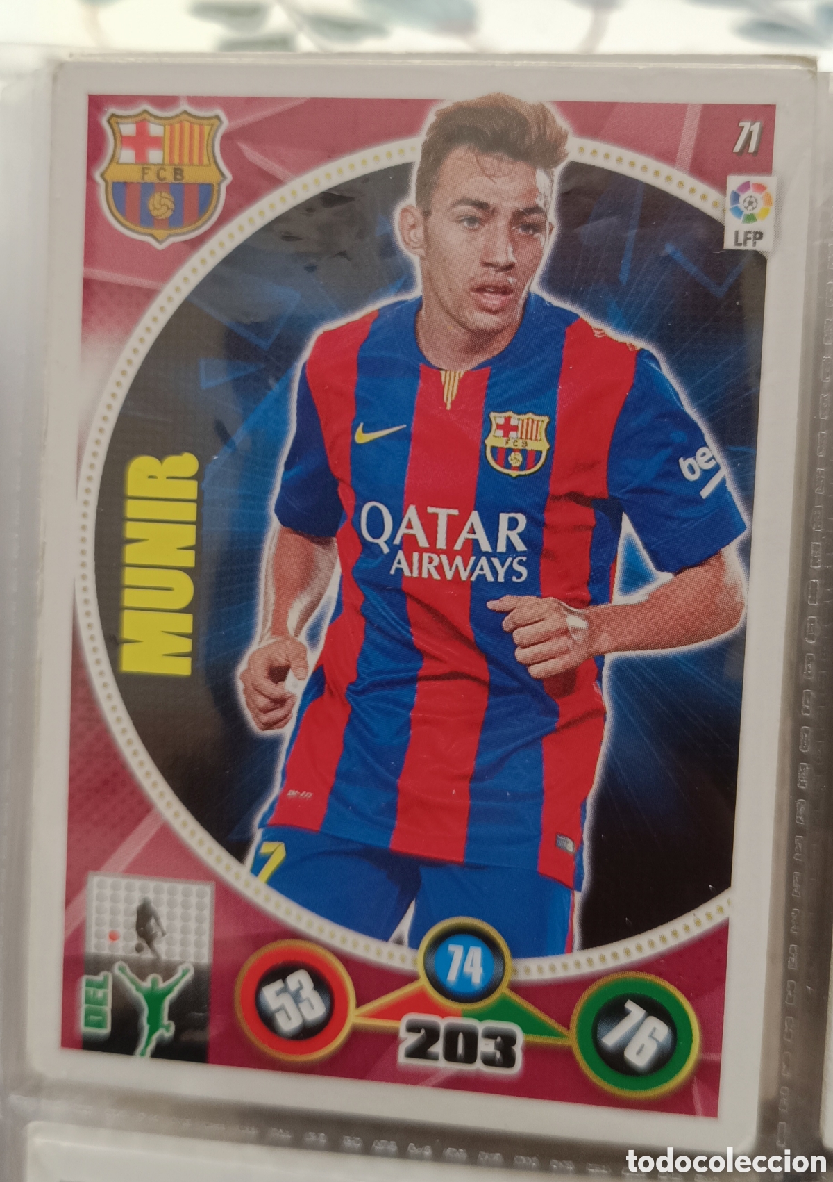 Cromos de f&uacute;tbol: 71 MUNIR adrenalyn 12/13
