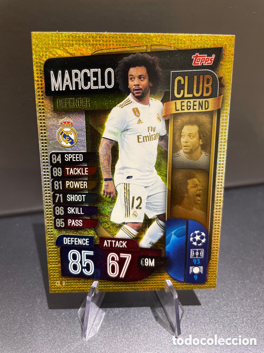 Cromos de f&uacute;tbol: Marcelo Club Legend Match Attax 2019-20 2019 2020 Topps UCL Real Madrid