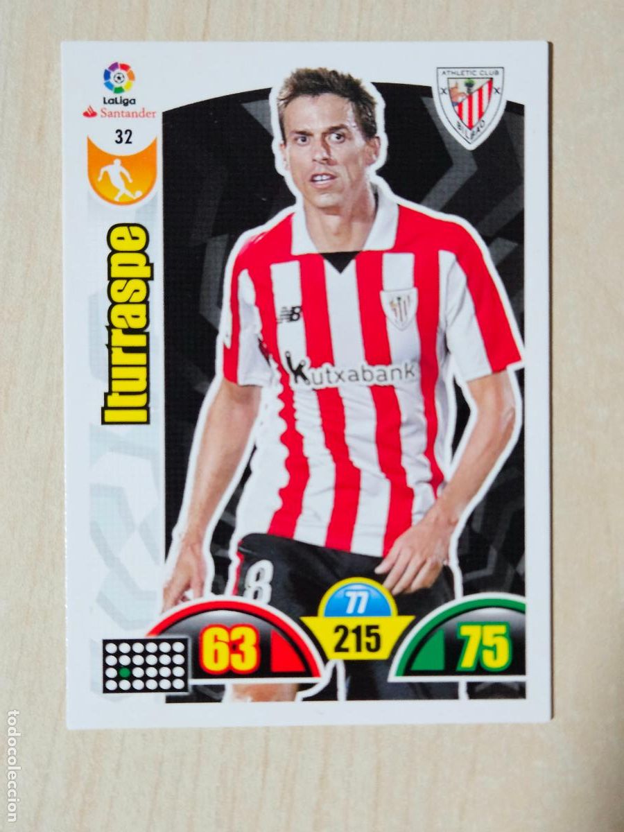 Cromos de f&uacute;tbol: FICHA N&ordm; 32 ITURRASPE - ADRENALYN 17 18 - PANINI 2017 - 18 - CROMO - ATHLETIC DE BILBAO