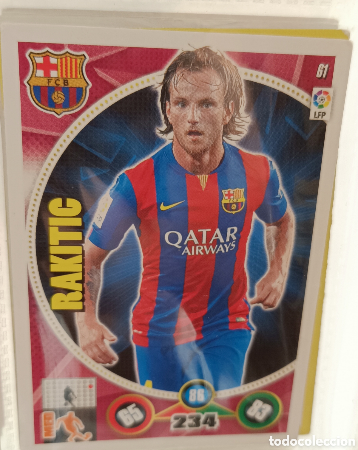 Cromos de f&uacute;tbol: 61 RAKITIC adrenalyn 12/13