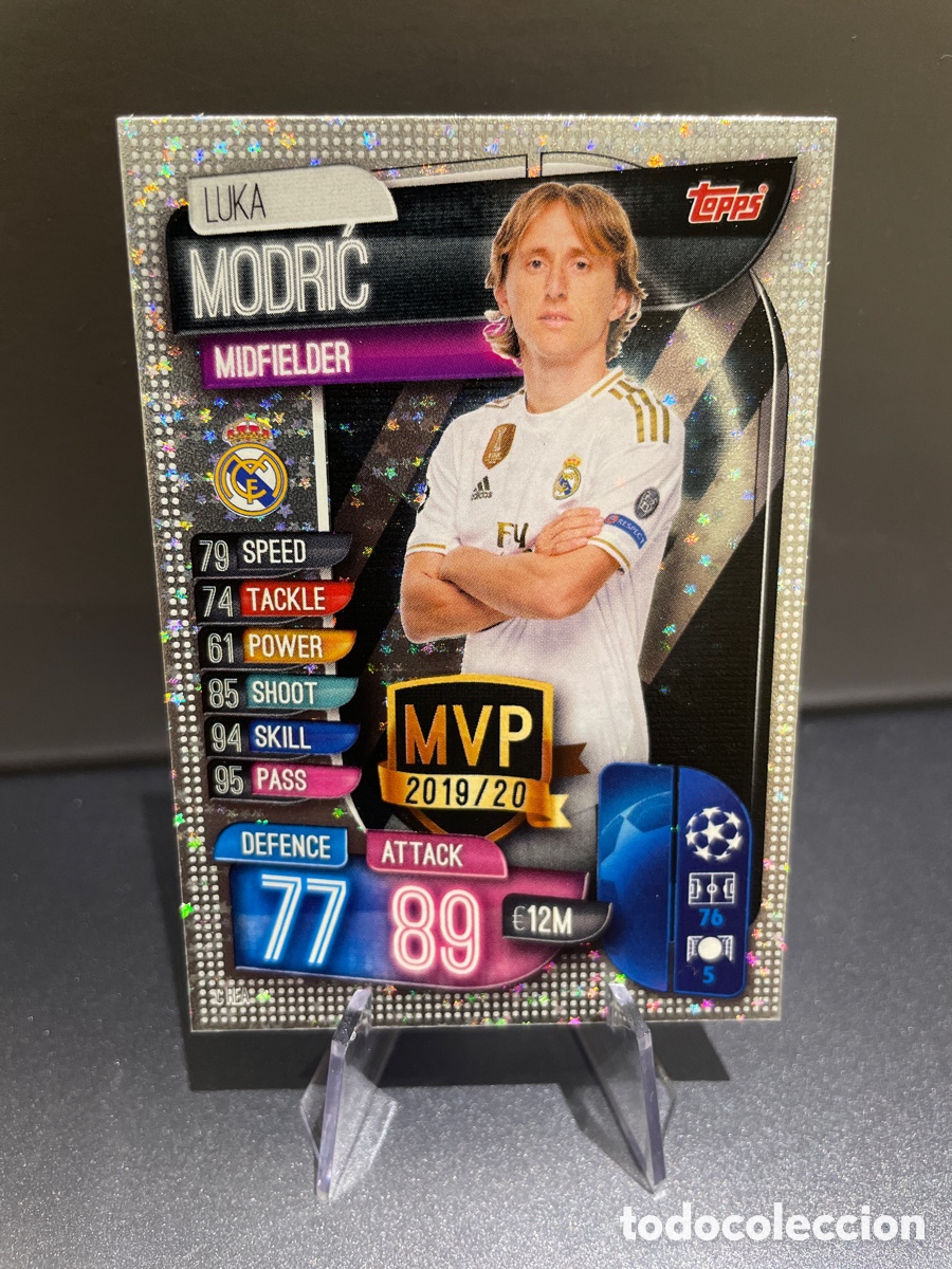 Cromos de f&uacute;tbol: Modric C REA MVP Match Attax 2019-20 2019 2020 Topps Real Madrid