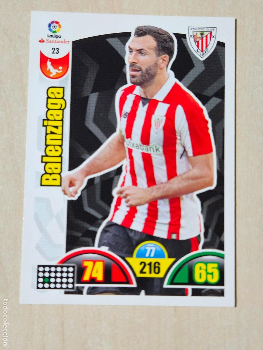 Cromos de f&uacute;tbol: FICHA N&ordm; 23 BALENZIAGA - ADRENALYN 17 18 - PANINI 2017 - 18 - CROMO - ATHLETIC DE BILBAO