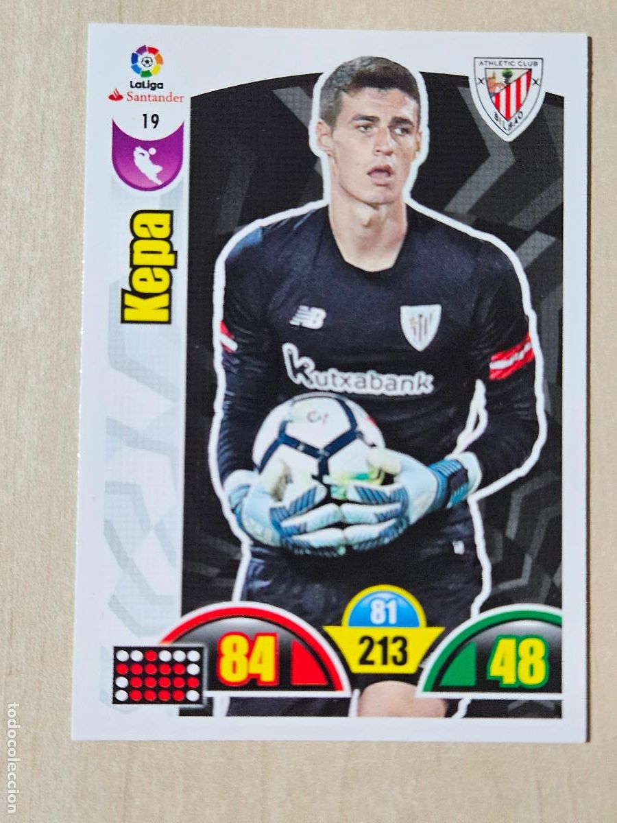 Cromos de f&uacute;tbol: FICHA N&ordm; 19 KEPA - ADRENALYN 17 18 - PANINI 2017 - 18 - CROMO - ATHLETIC DE BILBAO