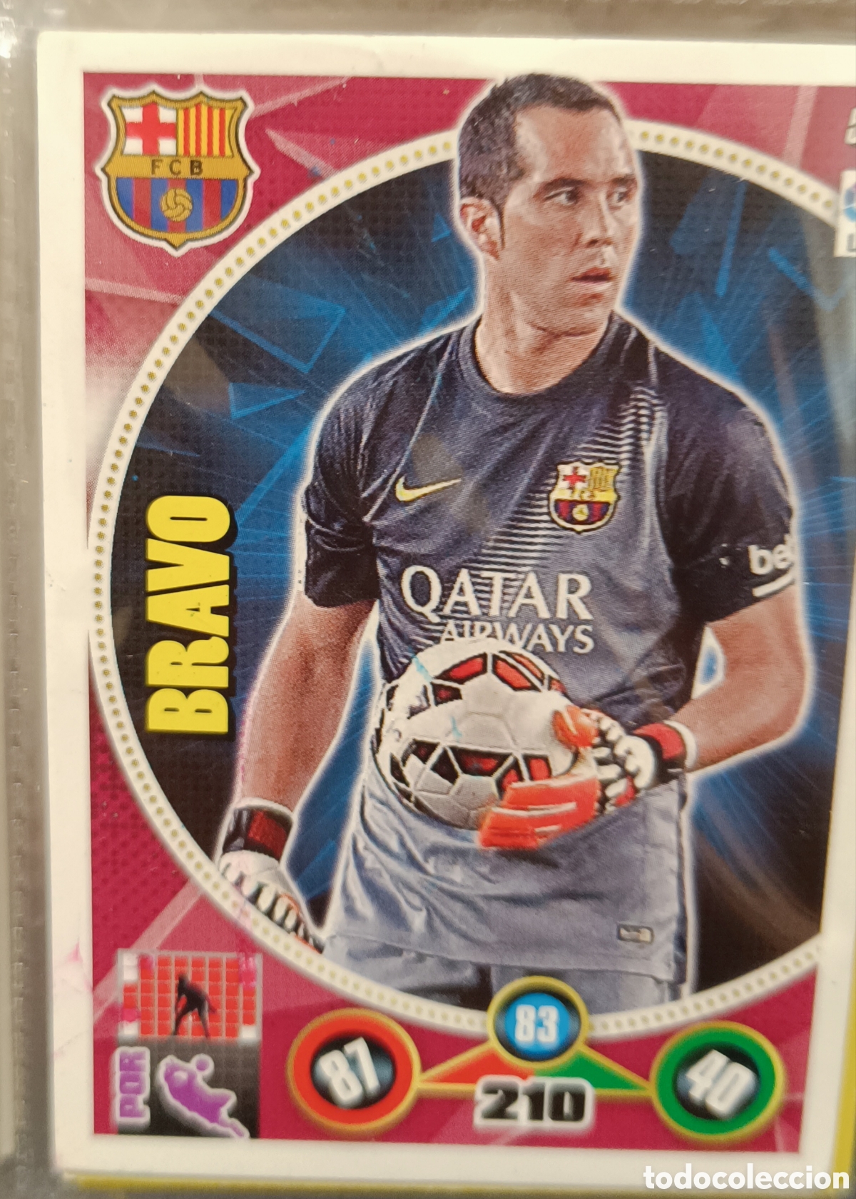 Cromos de f&uacute;tbol: 55 BRAVO adrenalyn 12/13