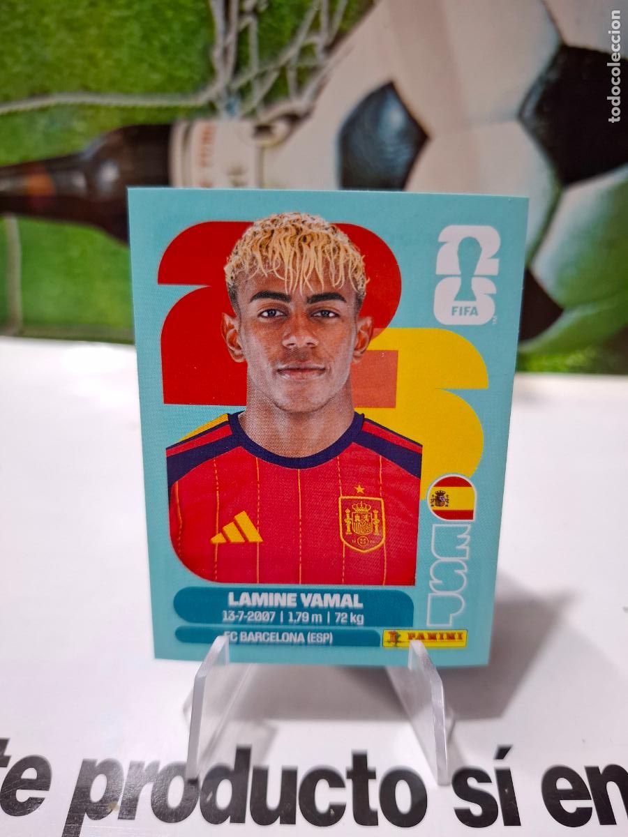 Cromos de f&uacute;tbol: ESP15 LAMINE YAMAL ESPA&Ntilde;A SELECCION ESPA&Ntilde;OLA MUNDIAL 2026 WORLD CUP 26