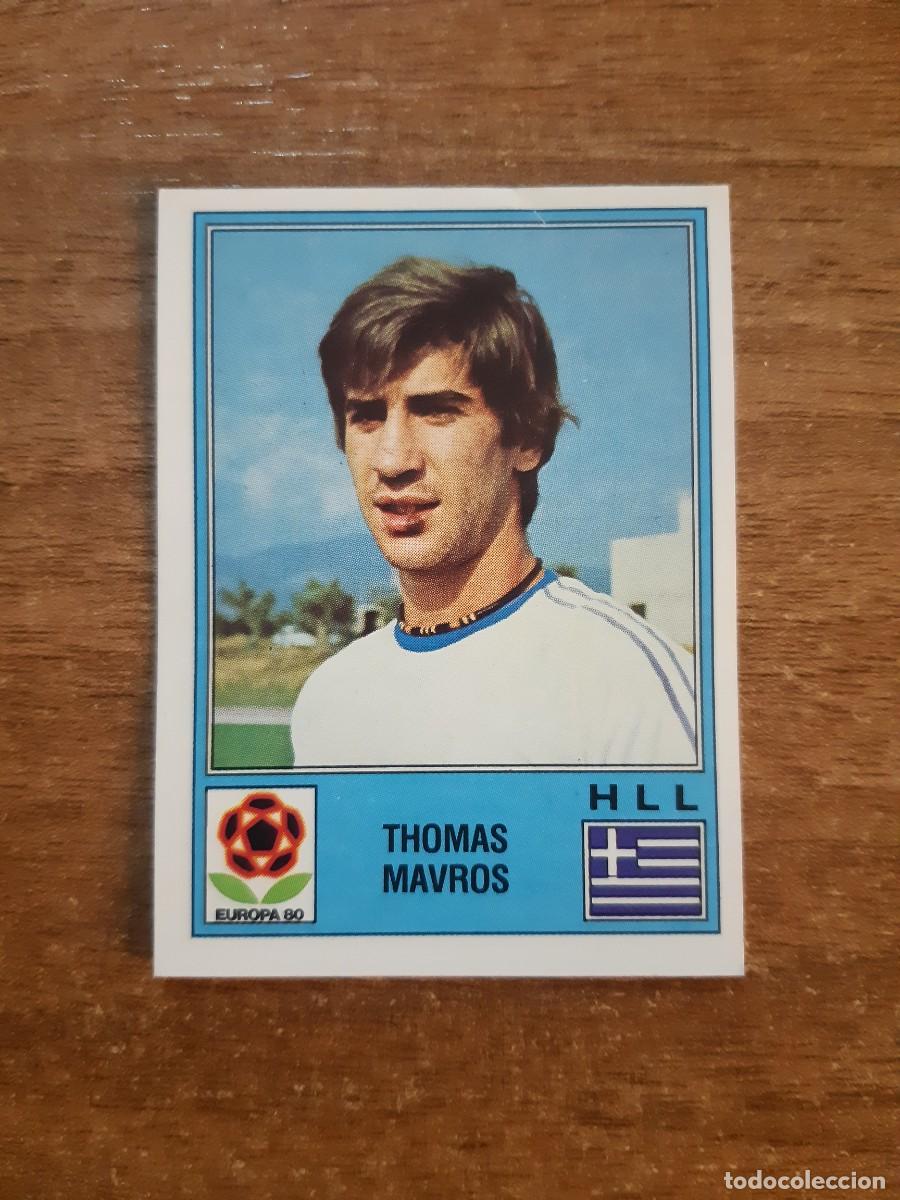 Cromos de f&uacute;tbol: N&deg;112 THOMAS MAVROS GRECIA EUROPA 80 PANINI EURO ITALIA 1980 PANINI.NUNCA PEGADO, SIN PEGAR