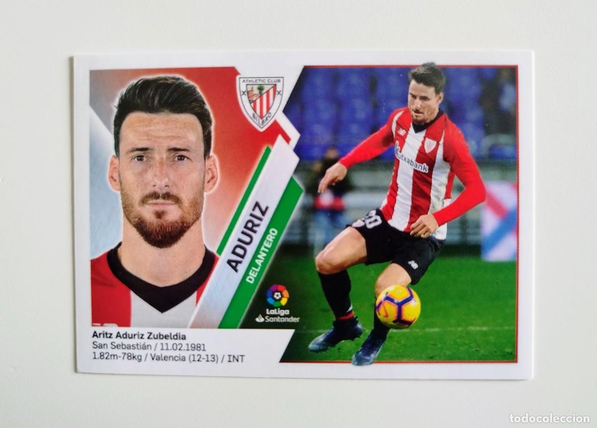 Cromos de f&uacute;tbol: Aduriz 16A SIN PEGAR NUNCA PEGADO Athletic Club Bilbao Liga Ediciones Este 19 20 / 2019 2020