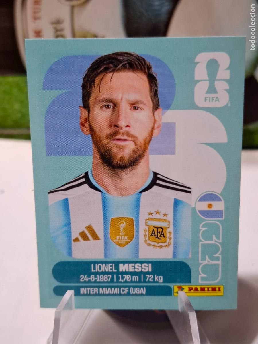 Cromos de f&uacute;tbol: ARG17 MESSI ARGENTINA SELECCION MUNDIAL 2026 WORLD CUP 26