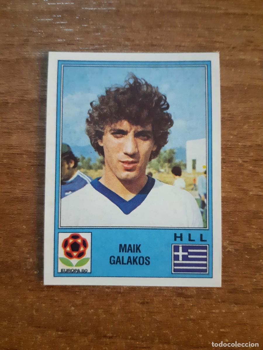 Cromos de f&uacute;tbol: N&deg;110 MAIK GALAKOS GRECIA EUROPA 80 PANINI EURO ITALIA 1980 PANINI.NUNCA PEGADO, SIN PEGAR