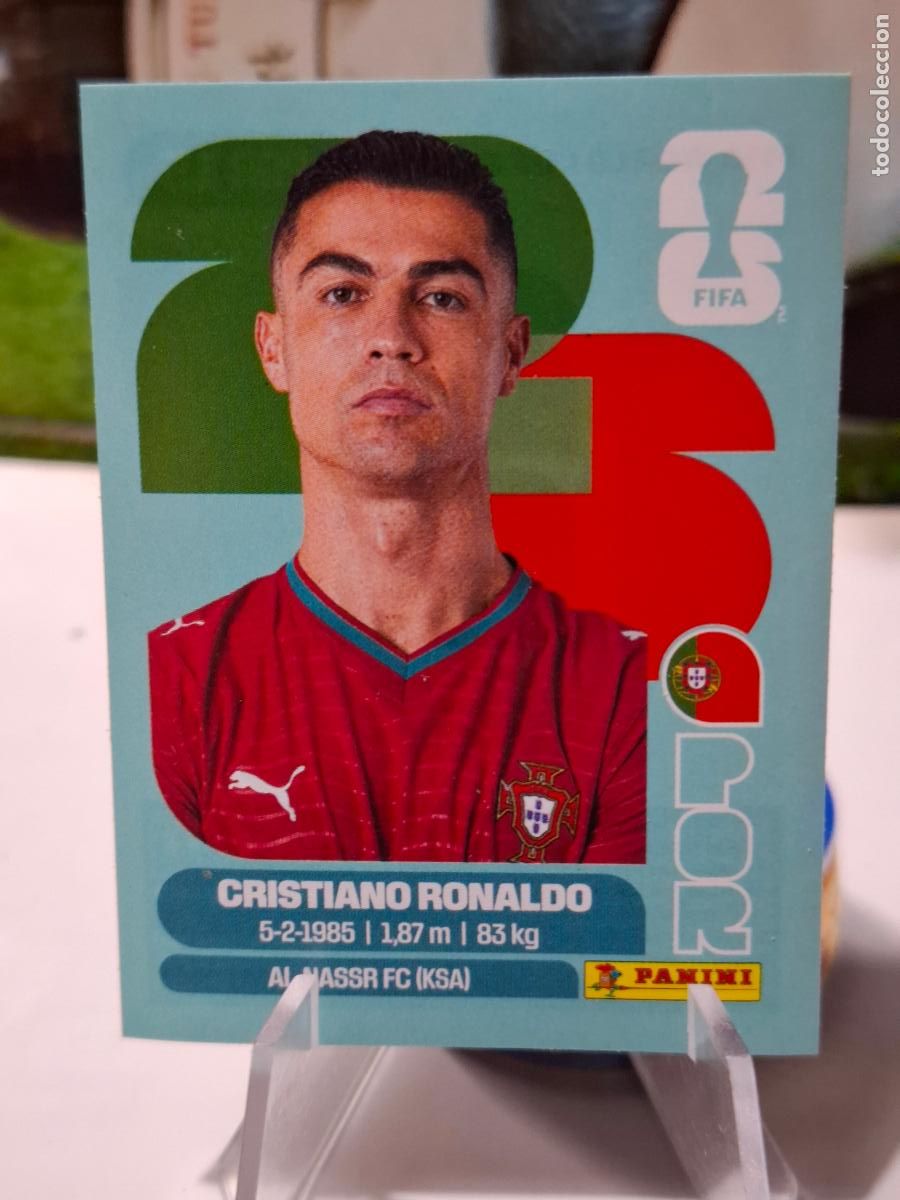 Cromos de f&uacute;tbol: POR15 CRISTIANO RONALDO PORTUGAL SELECCION MUNDIAL 2026 WORLD CUP 26
