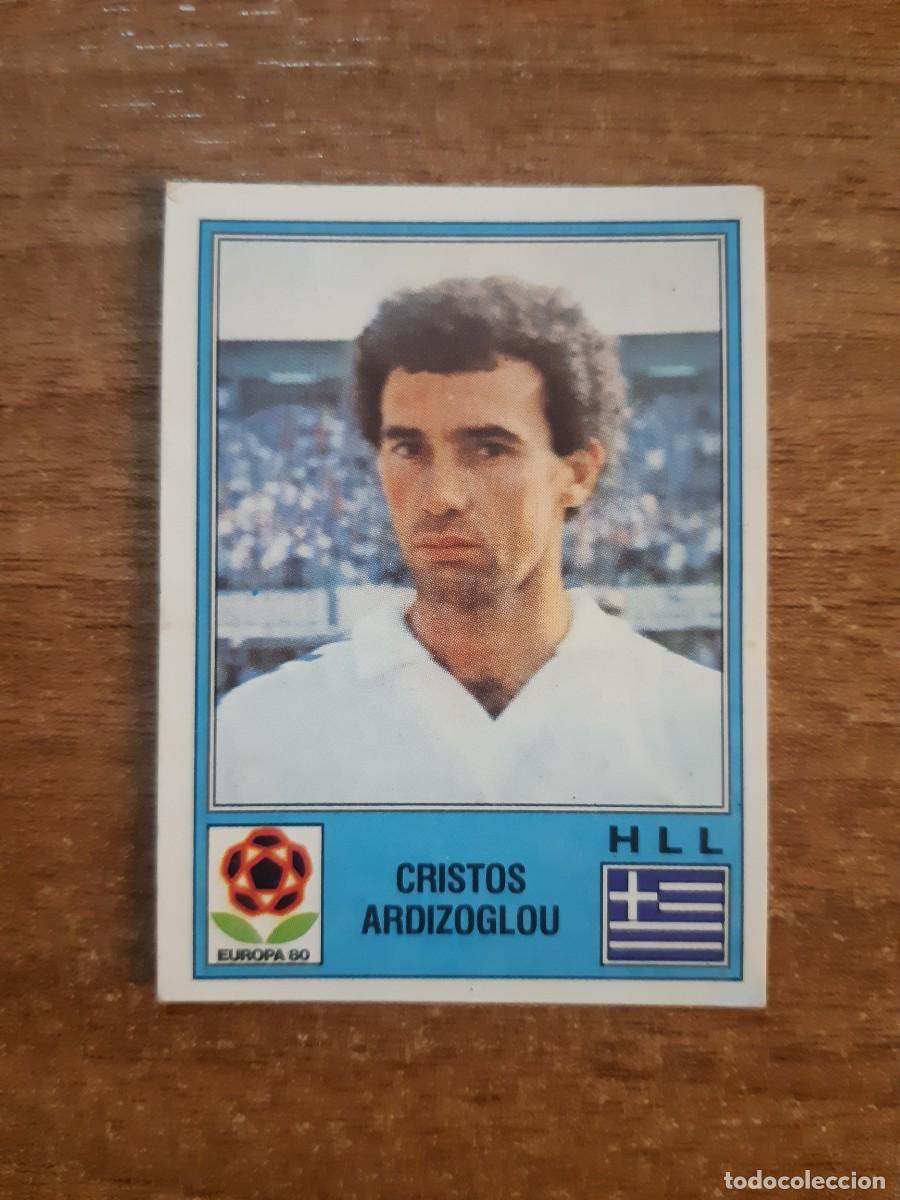 Cromos de f&uacute;tbol: N&deg;109 CRISTOS ARDIZOGLOU GRECIA EUROPA 80 PANINI EURO ITALIA 1980 PANINI.NUNCA PEGADO, SIN PEGAR