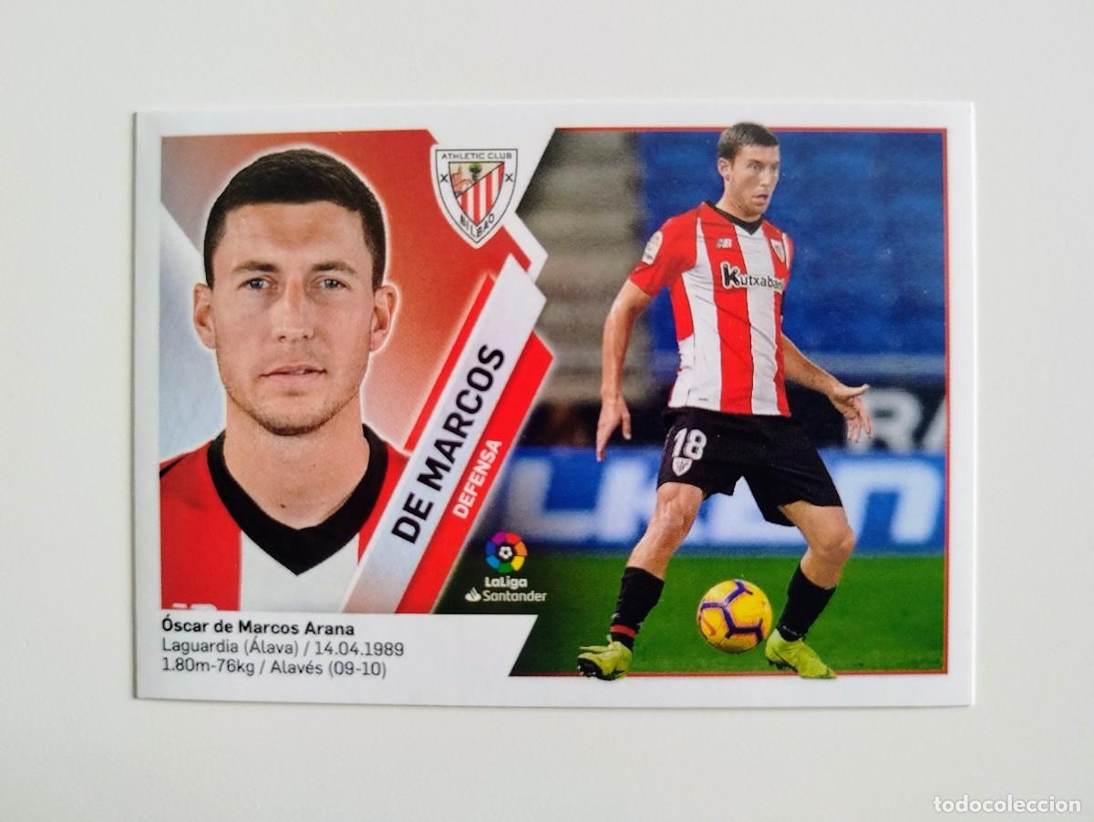 Cromos de f&uacute;tbol: De Marcos 4 SIN PEGAR NUNCA PEGADO Athletic Club Bilbao Liga Ediciones Este 19 20 / 2019 2020