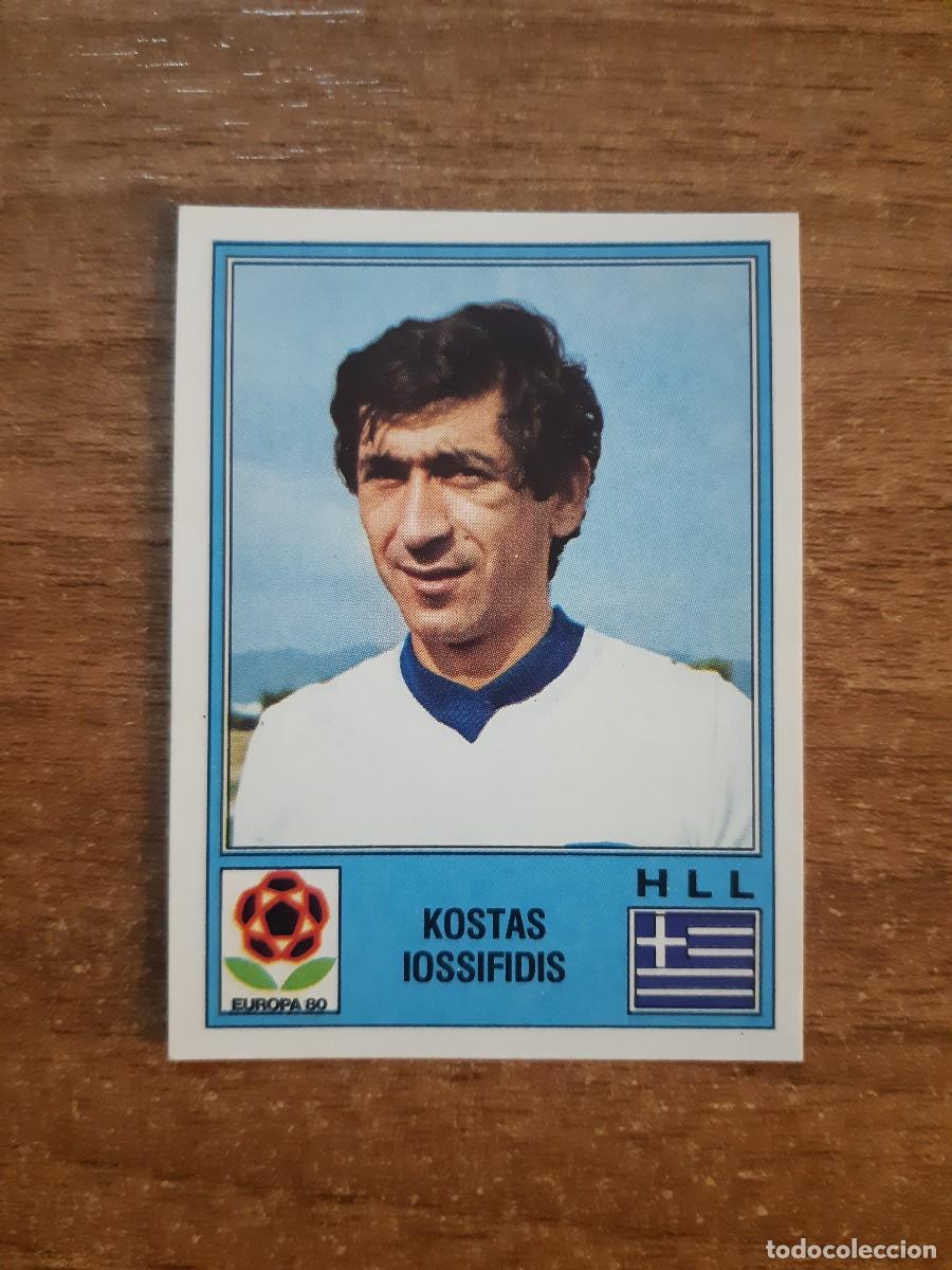 Cromos de f&uacute;tbol: N&deg;104 KOSTAS IOSSIFIDIS GRECIA EUROPA 80 PANINI EURO ITALIA 1980 PANINI.NUNCA PEGADO, SIN PEGAR
