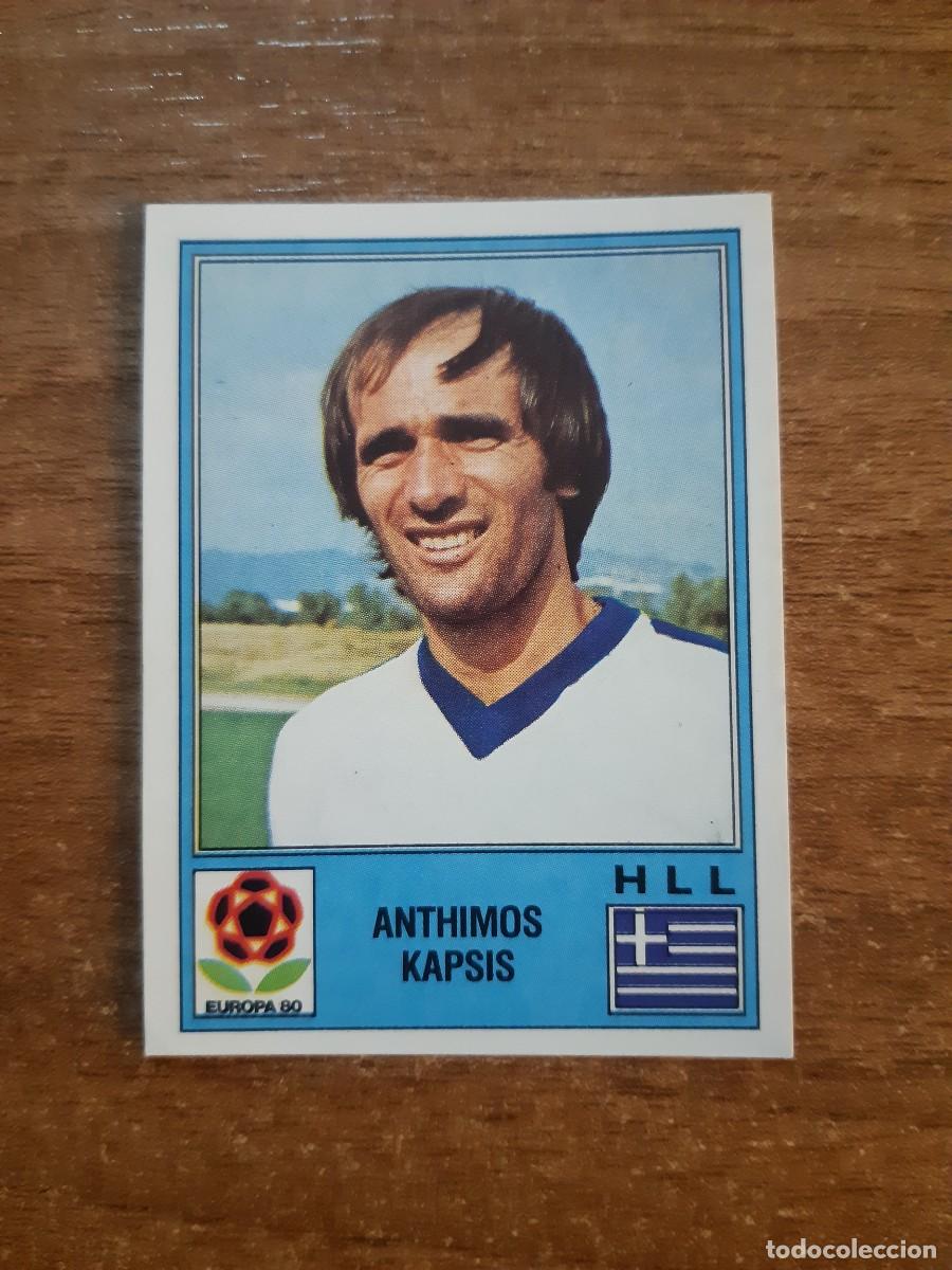 Cromos de f&uacute;tbol: N&deg;103 ANTHIMOS KAPSIS GRECIA EUROPA 80 PANINI EURO ITALIA 1980 PANINI.NUNCA PEGADO, SIN PEGAR
