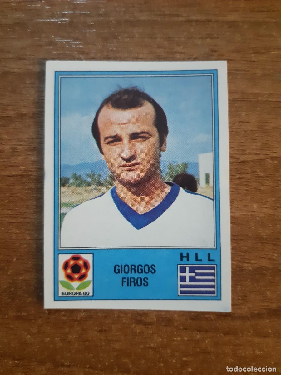Cromos de f&uacute;tbol: N&deg;102 GIORGIOS FIROS GRECIA EUROPA 80 PANINI EURO ITALIA 1980 PANINI.NUNCA PEGADO, SIN PEGAR