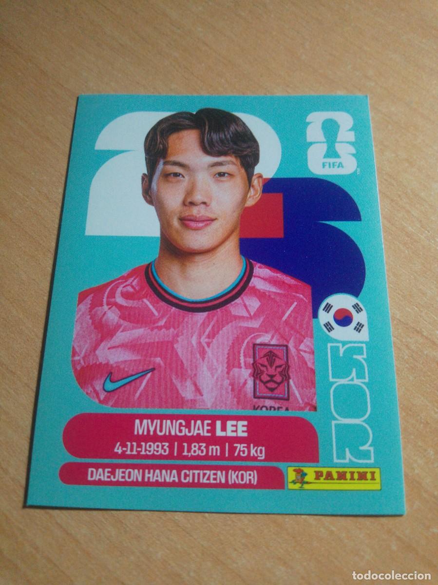 Cartes &agrave; collectionner de Football: KOR 9 MYUNGJAE LEE KOREA MUNDIAL FIFA WORLD CUP 2026 26 PANINI STICKERS NUEVO